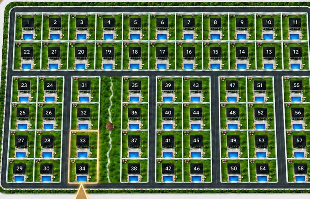Serenity 1. Etap 58 parsel masterplan